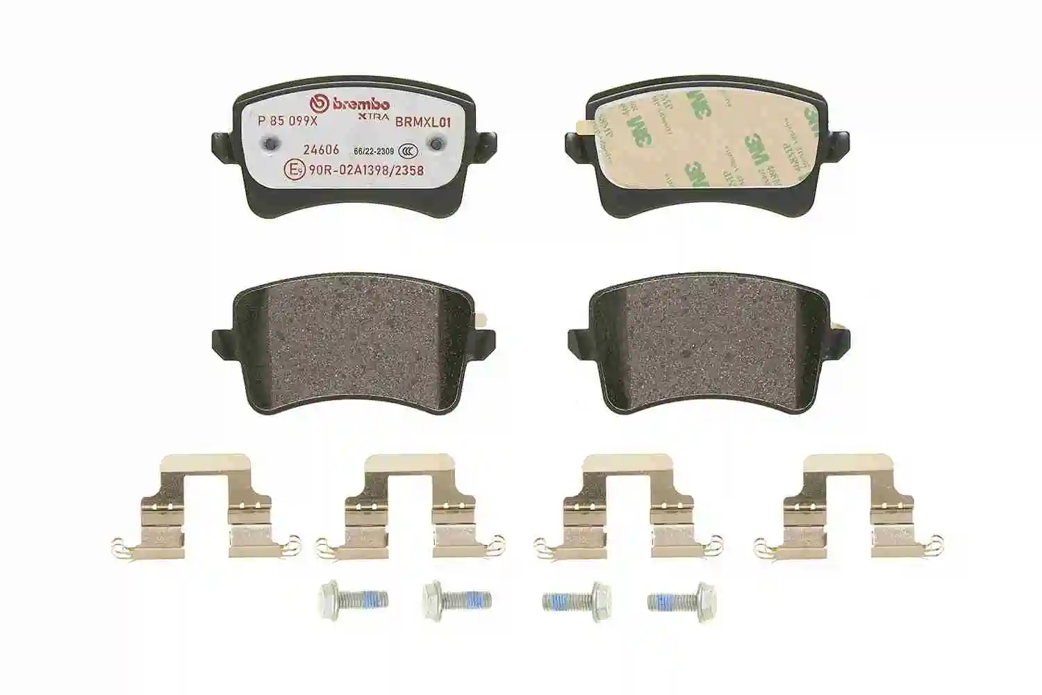P85099X Brembo Колодки тормозные дисковые комплект