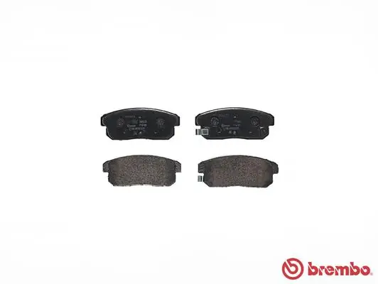 P10005 Brembo Колодки тормозные дисковые комплект