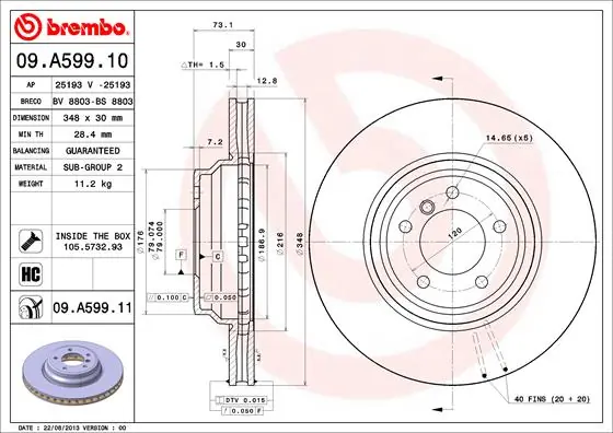 09A59910 Brembo