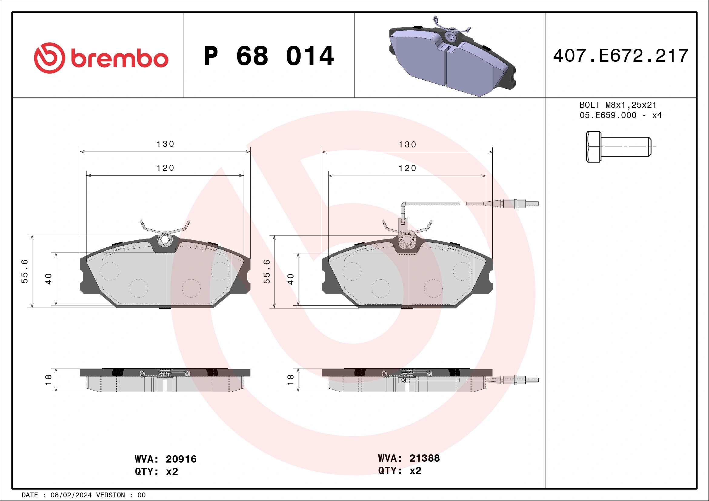 P68014 Brembo