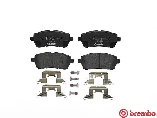 P24072 Brembo Колодки передние