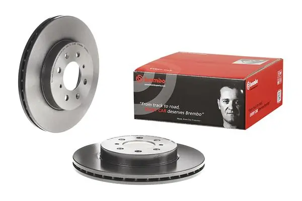 09550911 Brembo Диск тормозной передний