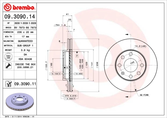 09309014 Brembo