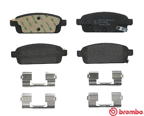 P59087 Brembo Колодки тормозные дисковые комплект