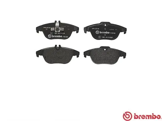 P50068 Brembo Колодки тормозные дисковые комплект