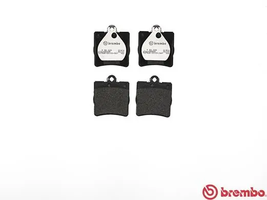 P50025 Brembo Колодки тормозные дисковые комплект