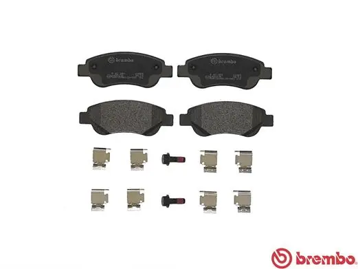 P61081 Brembo Колодки передние