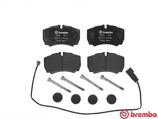 P24084 Brembo Колодки тормозные дисковые комплект