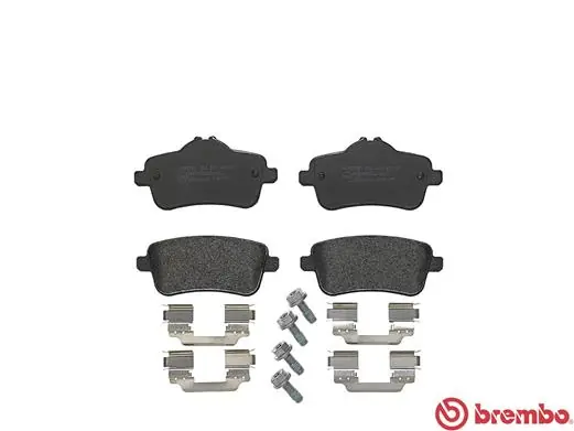 P50099 Brembo Колодки тормозные дисковые комплект