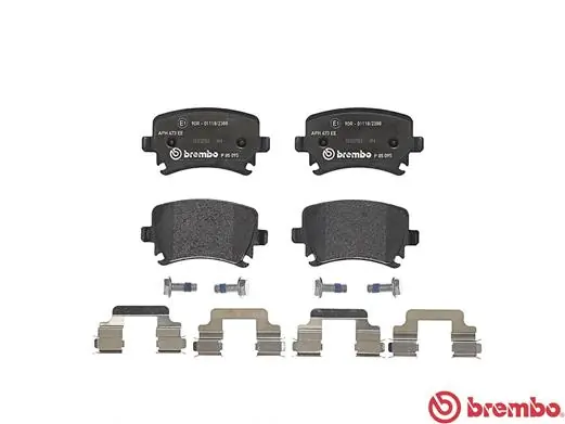 P85095 Brembo Колодки тормозные дисковые комплект