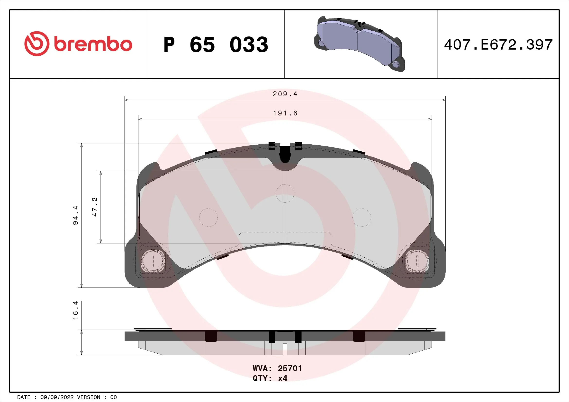 P65033 Brembo