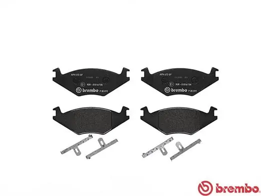 P85019 Brembo Колодки передние
