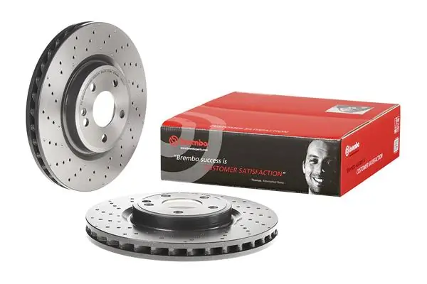 09B80751 Brembo Диск тормозной передний