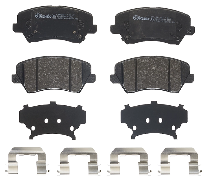 P30123 Brembo Колодки передние
