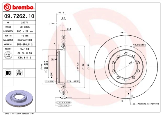 09726210 Brembo