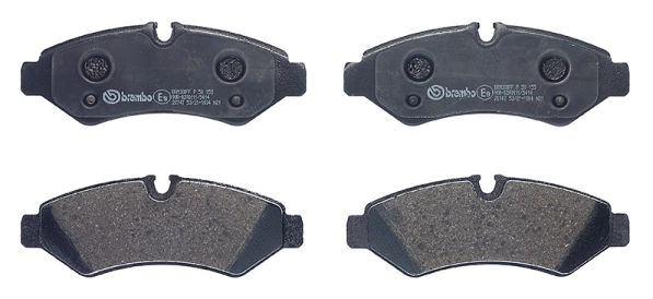 P50155 Brembo Колодки тормозные дисковые комплект