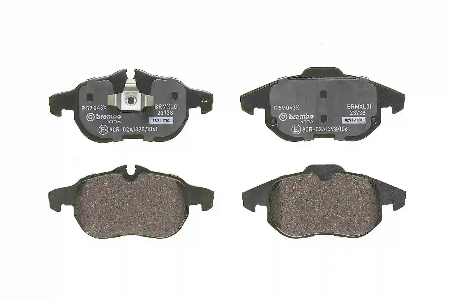 P59043X Brembo Колодки передние
