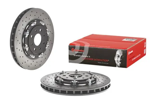 09B08513 Brembo Диск тормозной передний
