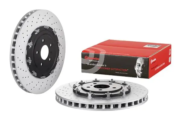 09B38633 Brembo Диск тормозной передний