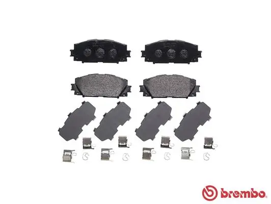 P83141 Brembo Колодки передние