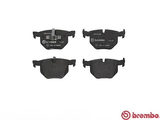 P06039 Brembo Колодки тормозные дисковые комплект