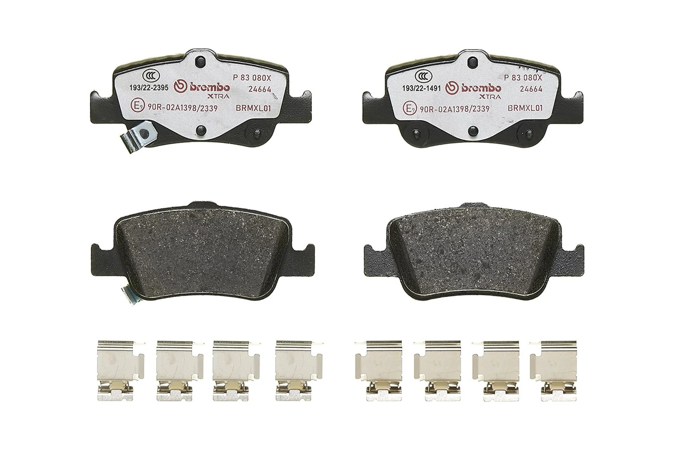 P83080X Brembo Колодки тормозные дисковые комплект