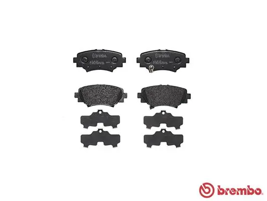 P49049 Brembo Колодки тормозные дисковые комплект