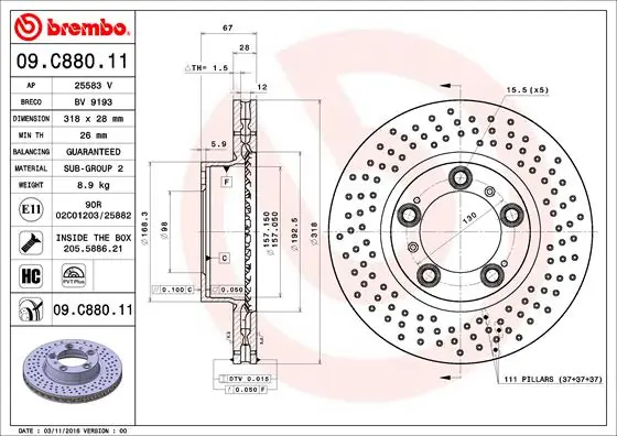 09C88011 Brembo