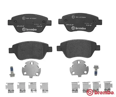 P23169 Brembo Колодки передние