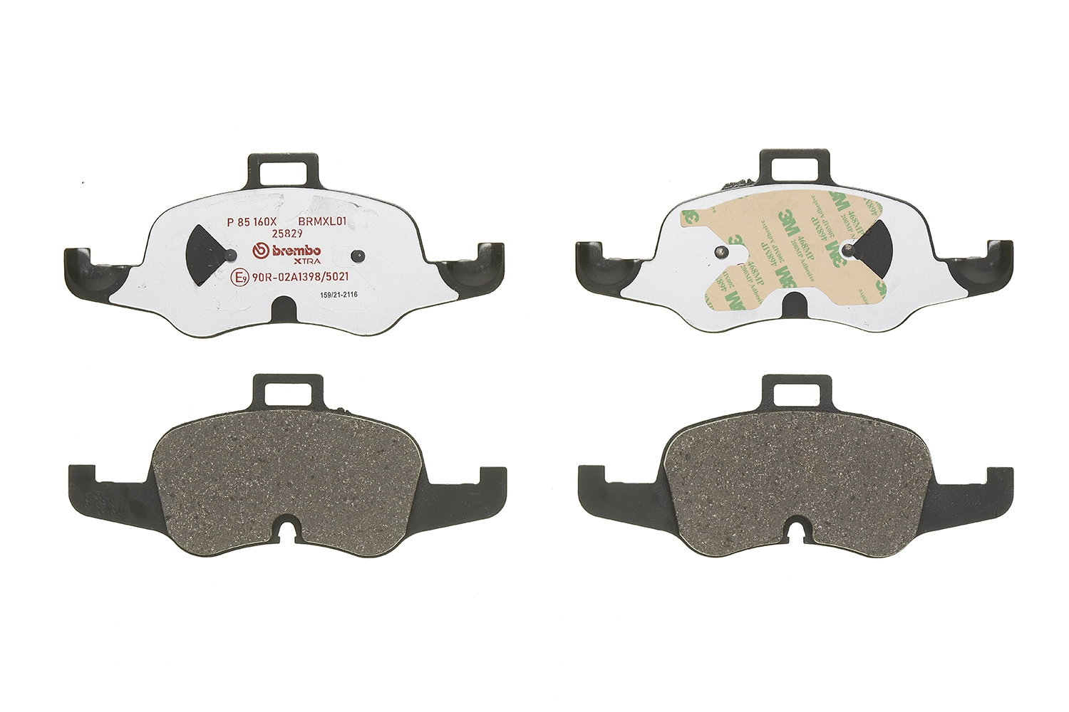P85160X Brembo Колодки передние