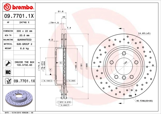 0977011X Brembo