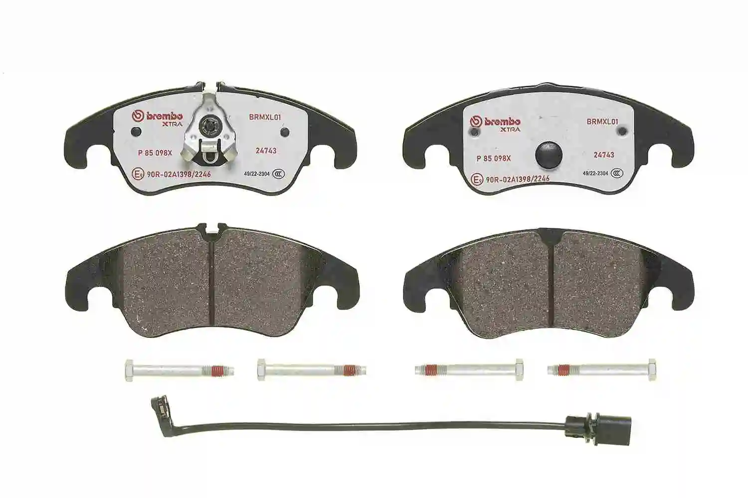 P85098X Brembo Колодки передние