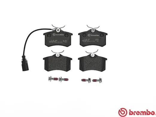 P85058 Brembo Колодки тормозные дисковые комплект