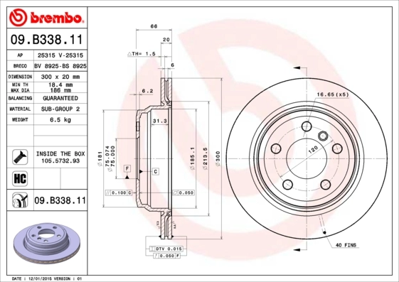 09B33811 Brembo