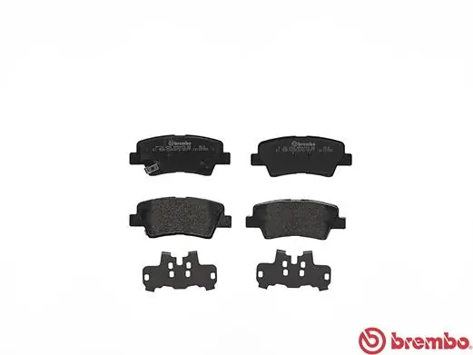 P30054 Brembo Колодки тормозные дисковые комплект