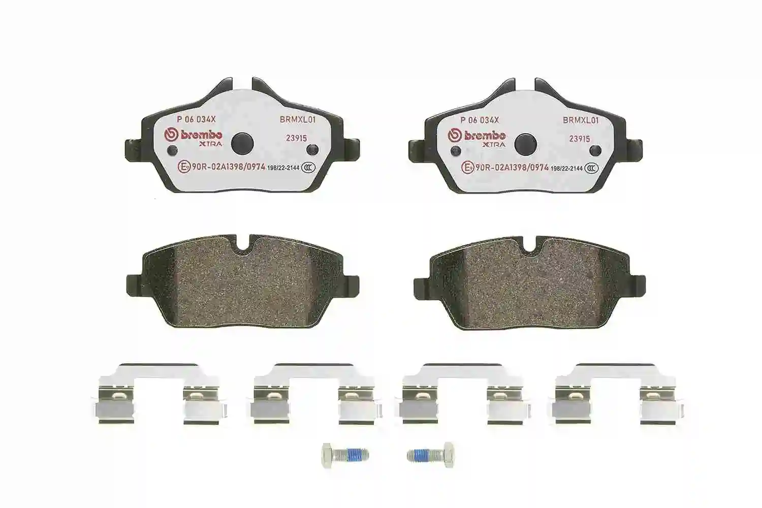 P06034X Brembo Колодки передние