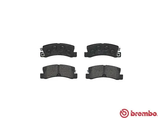 P83015 Brembo Колодки тормозные дисковые комплект
