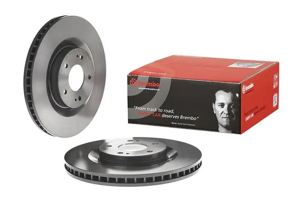 09D76511 Brembo Диск тормозной передний