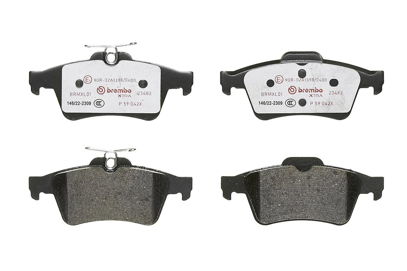 P59042X Brembo Колодки тормозные дисковые комплект