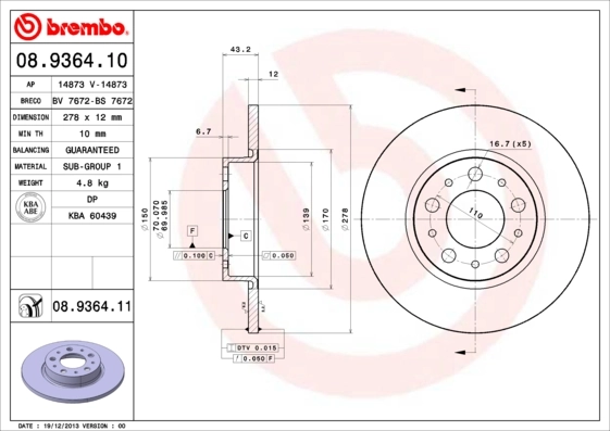 08936410 Brembo