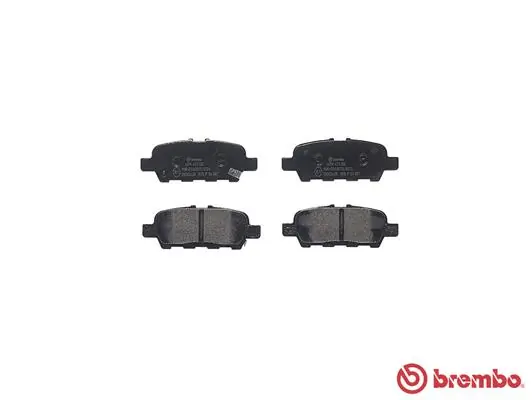 P56087 Brembo Колодки тормозные дисковые комплект