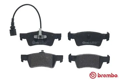 P85163 Brembo Колодки тормозные дисковые комплект