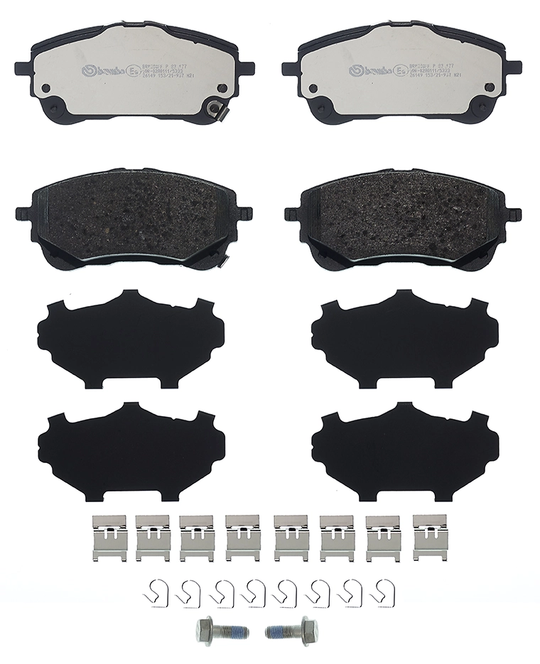 P83177 Brembo Колодки передние