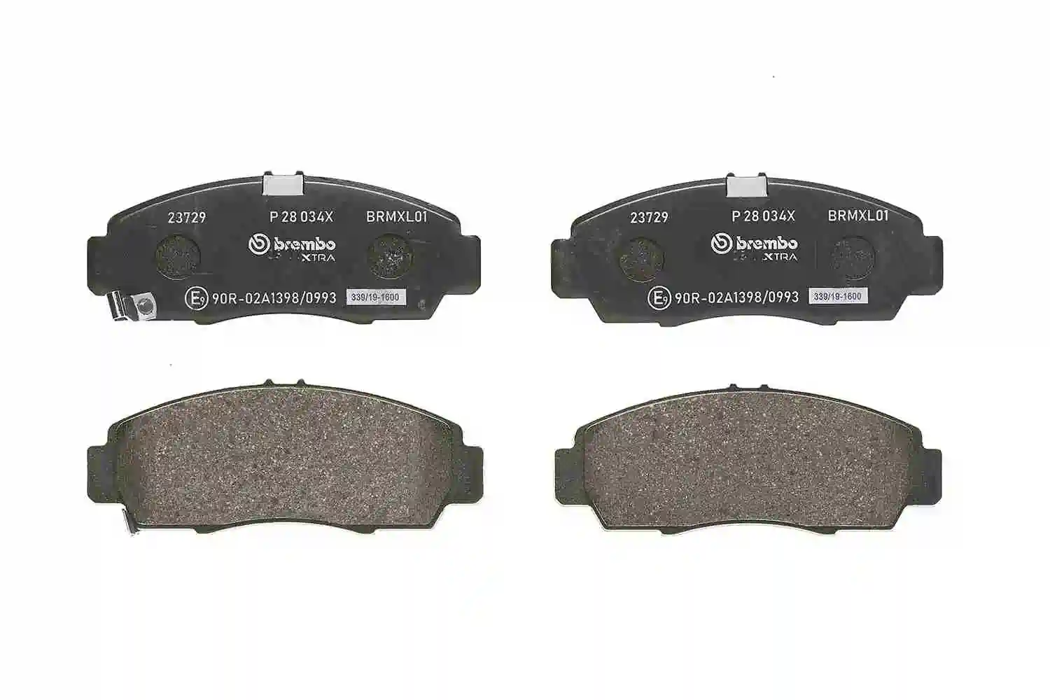 P28034X Brembo Колодки передние