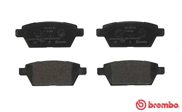 P49051 Brembo Колодки тормозные дисковые комплект