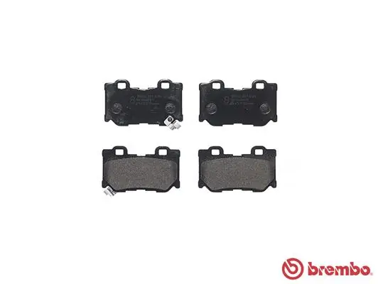 P56095 Brembo Колодки тормозные дисковые комплект