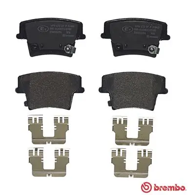 P11040 Brembo Колодки тормозные дисковые комплект