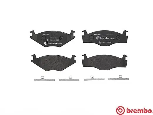 P85024 Brembo Колодки передние