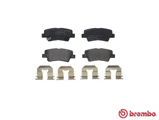 P30067 Brembo Колодки тормозные дисковые комплект