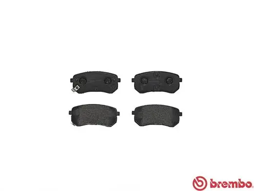 P30033 Brembo Колодки тормозные дисковые комплект
